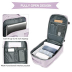 Large Travel Backpack For Women Men (25l / Purple)