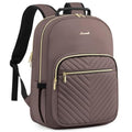 Laptop Backpack Purse for Women (Brown / 15.6-Inch)