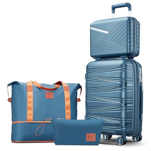 Expandable Carry (Peacock Blue / Carry On Set (14in/20in/DB/TB))