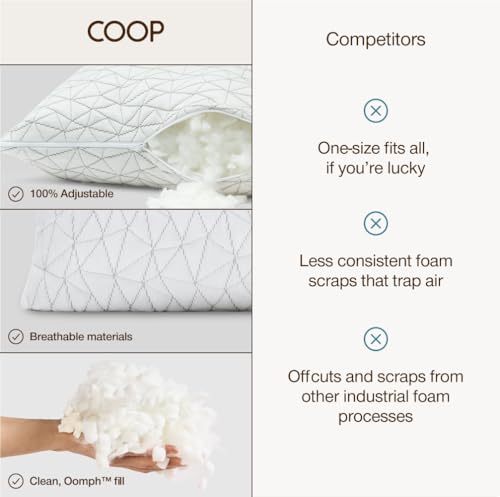 Original Cut Out Adjustable Pillow (Cut-out White / King)