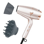Hair Dryer with Diffuser & Concentrator (Pink Champagne / 1 Count (Pack of 1))