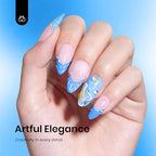 Beetles Blue Gel Polish (D - Creme Blue | Coastal Holiday Bliss)