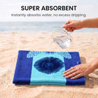6 Pack Microfiber Beach Towel Oversized 71x32 Blue Multipack Bulk (6 Pack Blue Turtle Shark Dolphin Multi / X-Large (32x71 inches))