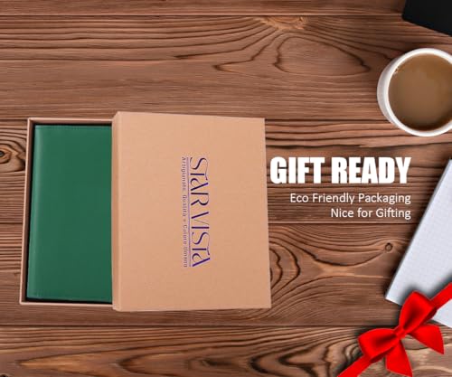 Albatross Leather Travel Passport Holder (Green)