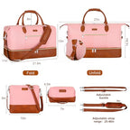 Weekender Bag for Women (Large / 3-Pink)