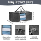 Heavy Duty Moving Bags (Dark Gray / 4 Pack)
