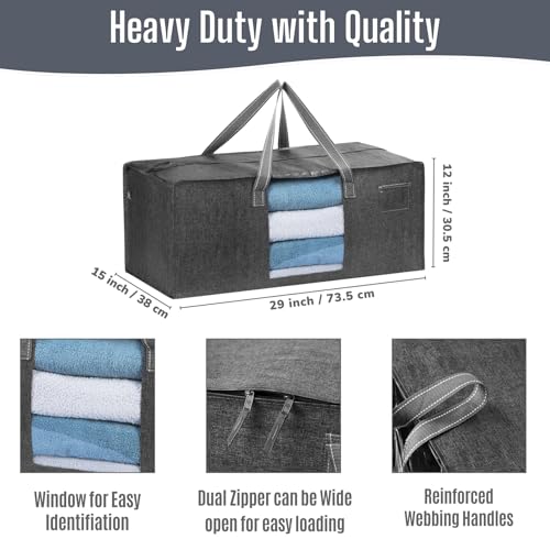 Heavy Duty Moving Bags (Dark Gray / 8 Pack)