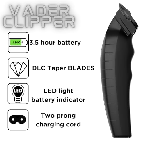 Vader Professional Brushless Hair Clipper STC5098 Black (Black)