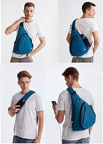 Water Proof Sling bag (Blue)