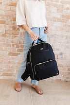 New Classic Diaper Bag Backpack with 15 Pockets (Black)