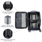 Platinum Elite Softside Spinner Set (2-Piece Set (21/25) / Dark Blue)