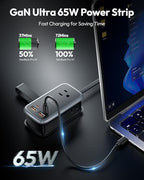 GAN Ultra 65W USB Fast Charging Station (65W / Black)