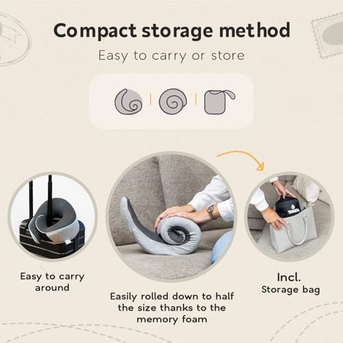 Neck Pillow Airplane (Grey)