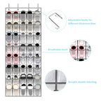 Over the Door Shoe Organizer (White - 40 Pockets)