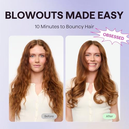 5 in 1 Curling Wand Set with Thermal Brush & 0.5" (Classic Rose Gold)