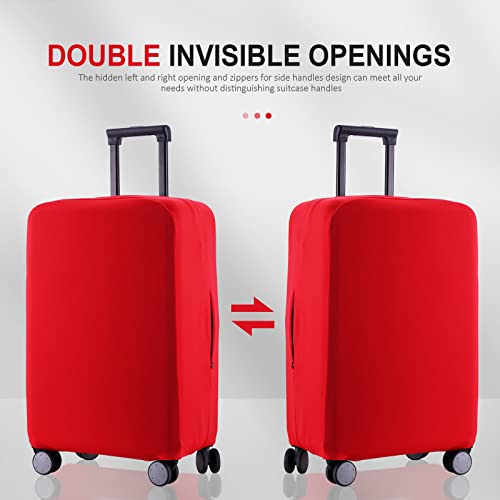 Travel Luggage Cover (Red / 26-27 inch)