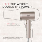 Hair Dryer Blow Dryer 300M Ionic Hairdryer with Diffuser & Comb (Gold)