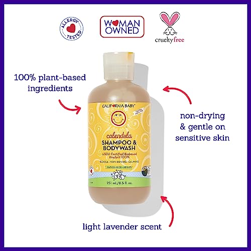 Calendula Baby Shampoo + Baby Wash (8.5 Fl Oz (Pack of 1))
