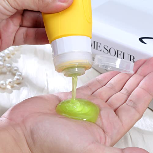Travel Bottles for Toiletries (Yellow)