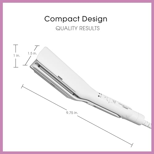 2-in-1 Travel and Flat Mini Iron for Clothes, Hair Straightener (2-in-1 Clothing/Hair Iron)