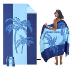 Large Beach Towel 71 x 39 Inch (Blue)