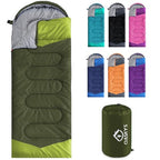 Camping Sleeping Bag (Olive Green)