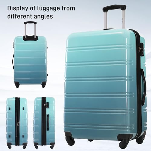 Luggage Sets 3 Piece (3-piece Set(20/24/28) / Gradient Blue)