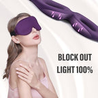 Sleep Mask for Side Sleeper (Purple)