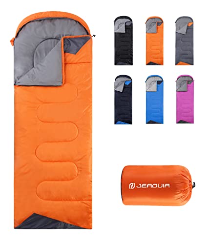 Sleeping Bags for Adults Women Backpacking Lightweight Waterproof (3.3lb Orange)