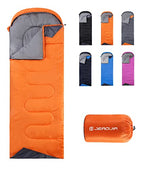 Sleeping Bags for Adults Women Backpacking Lightweight Waterproof (3.3lb Orange)