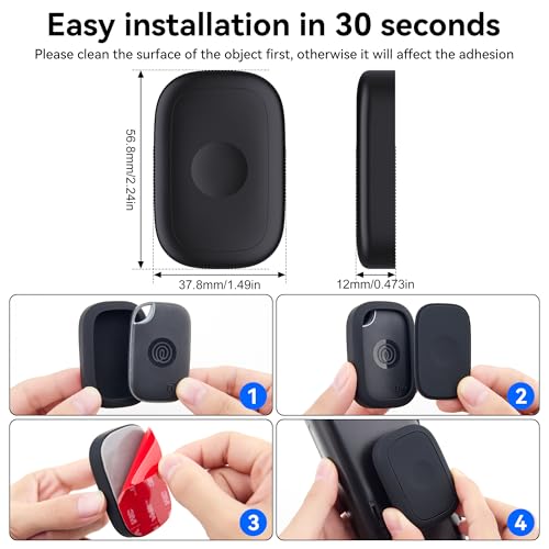 2 Pack Adhesive Mount Holder for Tile Life360 Pro 2024 Tracker with 3M Adhesive Sticker (2 x Pack Mount for Tile Pro)