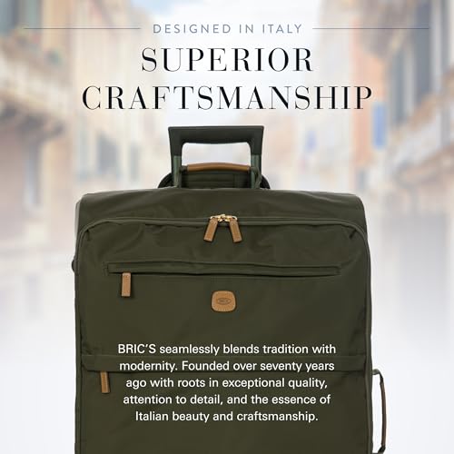 X Bag Large Spinner with Frame (Olive / Checked-Large)