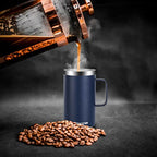 20 oz Insulated Coffee Mug (A1.Navy blue / 20 ounces (1 pack))