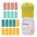 18 Pack Silicone Bottle Covers Travel Essentials for Women Men (18 Pack)