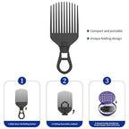 Silicone Curl Brush (Purple)