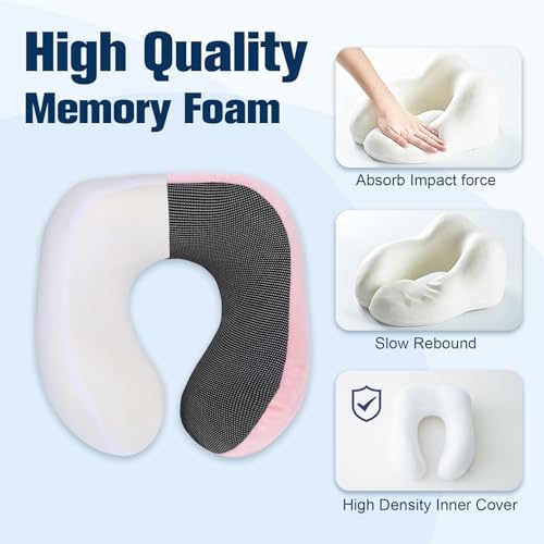 Neck Pillow for Traveling (Pink)
