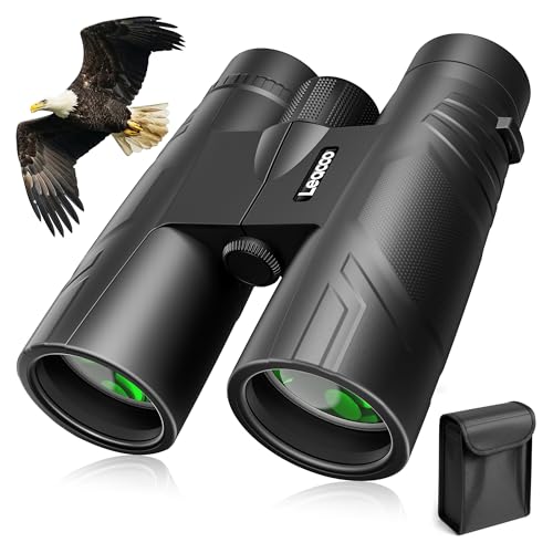 12x50 High Powered Binoculars for Adults (Black)