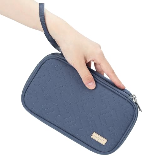 Electronics Travel Organizer Cord Case (Medium / Aegean-Blue)