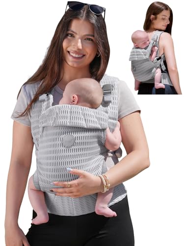 Baby Carrier Newborn to Toddler (Silver Grey)