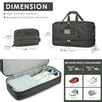 Gym Bag for Men Women (Grey / Medium)