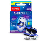 Alpine SleepDeep Reusable Earplugs for Sleeping (S + L)