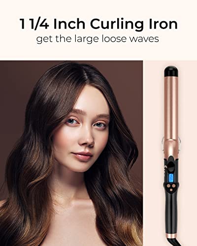 1 1 4 inch Curling Iron Extra Long Barrel