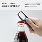 Life Carabiner Key Ring Clip (1-Pack / Black (1 Pack))