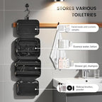 Travel Hanging Toiletry Bag for Women (Black)