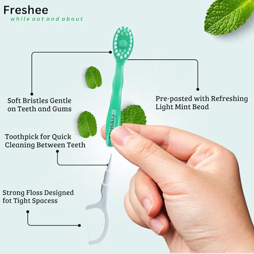 Disposable Travel Toothbrush with Toothpaste