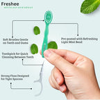 Disposable Travel Toothbrush with Toothpaste