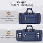 Canvas Duffle Bag (Blue / X-Large-60L (Without Shoe Compartment))
