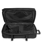 Tranverz L 121L Large Wheeled Luggage with Dual Compartments (121 Liter Checked Bag / Black)