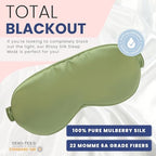 Silk Sleep Mask (Olive)