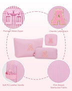 Personalized Initial Makeup Bag 3 (Pink 03)